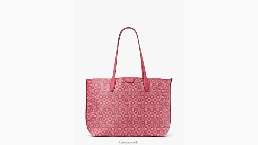 de Kate Spade Frauen Mittelgroße Sutton-Tasche mit Blumenmonogramm Himbeermarmelade multi NB82J2295 Zubehör