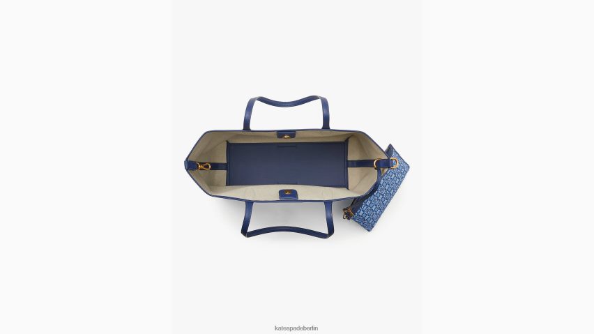 de Kate Spade Frauen Mittelgroße Sutton-Tasche mit Blumenmonogramm Weltraum Multi NB82J2294 Zubehör