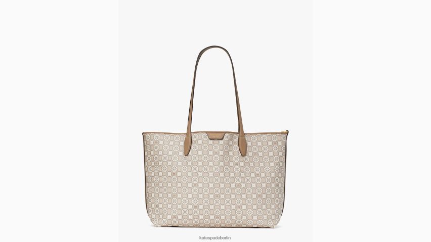 de Kate Spade Frauen Mittelgroße Sutton-Tasche mit Blumenmonogramm natürliches Multi NB82J2296 Zubehör