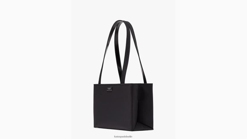 de Kate Spade Frauen Mittelgroße Umhängetasche aus Ksnyl-Nylon von Sam Icon Schwarz NB82J2300 Zubehör