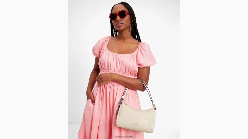 de Kate Spade Frauen Mittelgroße Umhängetasche mit Knotenverschluss und Überwendlingsstich nacktes Multi NB82J2305 Zubehör