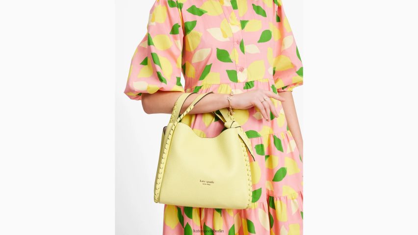 de Kate Spade Frauen Mittelgroße Umhängetasche mit Überwendlingsnaht von Knott Die Sonne scheint NB82J2137 Zubehör