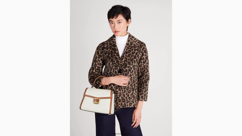 de Kate Spade Frauen Mittelgroße farbblockierte Katy-Tasche mit Henkel Halo weiß multi NB82J2205 Zubehör