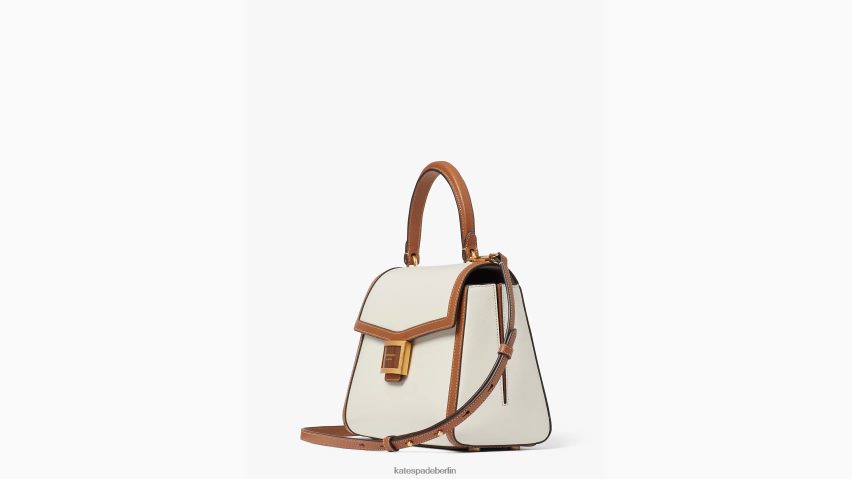 de Kate Spade Frauen Mittelgroße farbblockierte Katy-Tasche mit Henkel Halo weiß multi NB82J2205 Zubehör