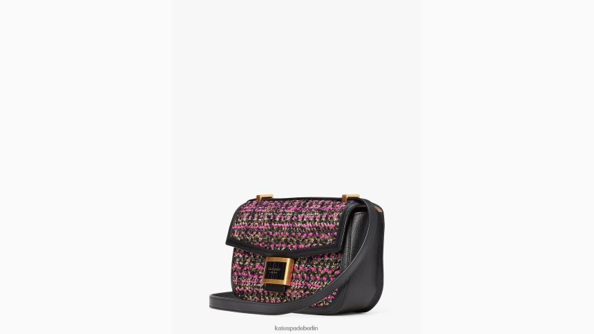 de Kate Spade Frauen Mittelgroße wandelbare Umhängetasche „Katy Tweed“ rosa multi NB82J2339 Zubehör