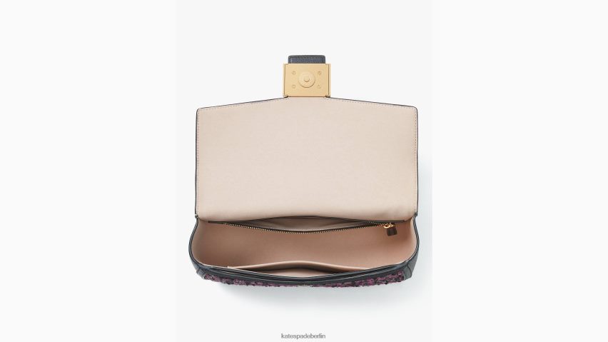 de Kate Spade Frauen Mittelgroße wandelbare Umhängetasche „Katy Tweed“ rosa multi NB82J2339 Zubehör