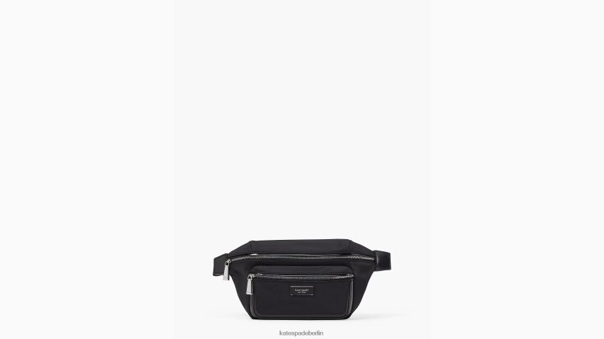 de Kate Spade Frauen Mittlere Gürteltasche aus Ksnyl-Nylon von Sam Icon Schwarz NB82J241 Zubehör