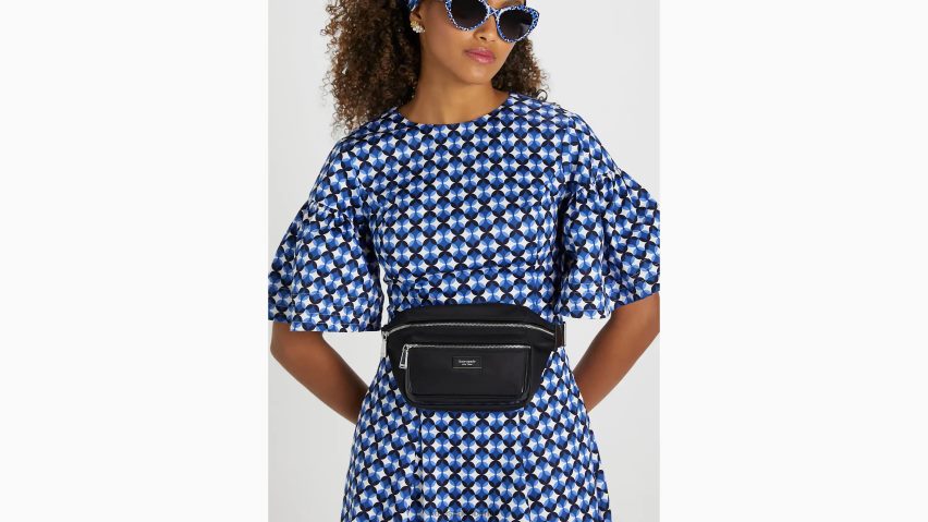 de Kate Spade Frauen Mittlere Gürteltasche aus Ksnyl-Nylon von Sam Icon Schwarz NB82J241 Zubehör