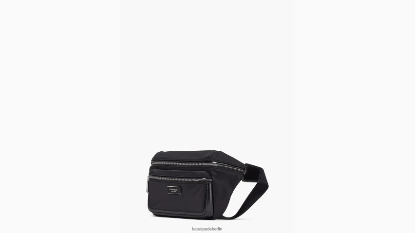 de Kate Spade Frauen Mittlere Gürteltasche aus Ksnyl-Nylon von Sam Icon Schwarz NB82J241 Zubehör