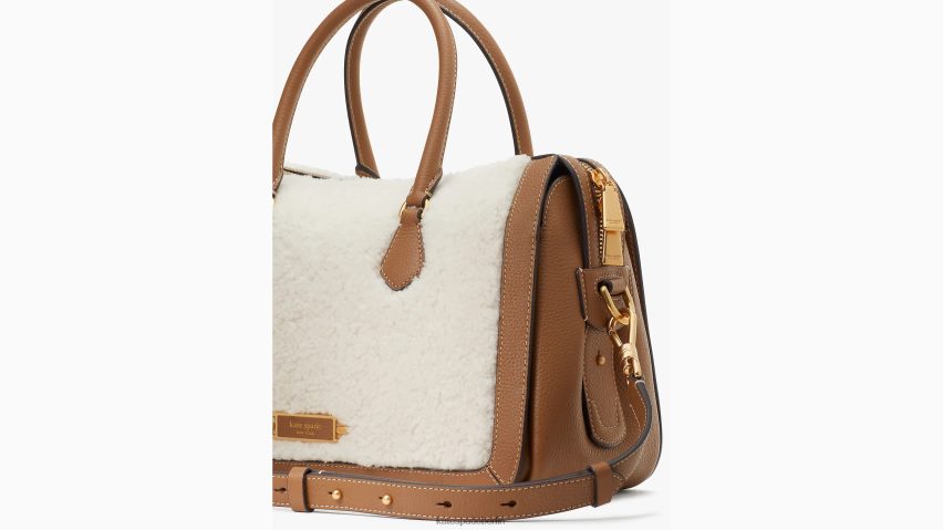 de Kate Spade Frauen Mittlere Umhängetasche aus Gramercy-Lammfell creme multi NB82J2341 Zubehör