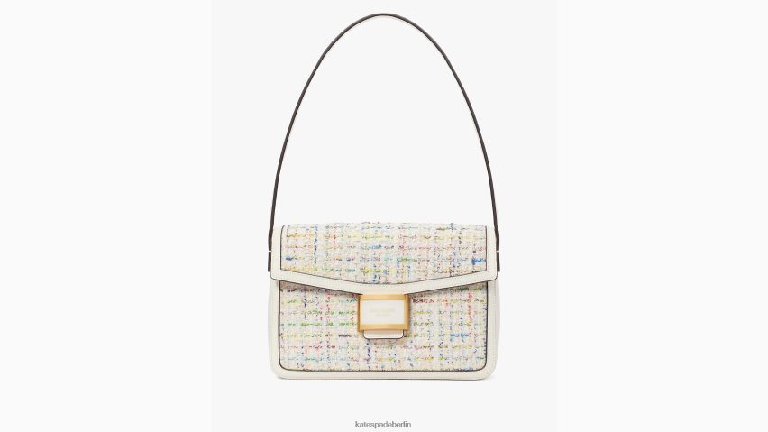 de Kate Spade Frauen Mittlere Umhängetasche aus Katy-Tweed creme multi NB82J249 Zubehör