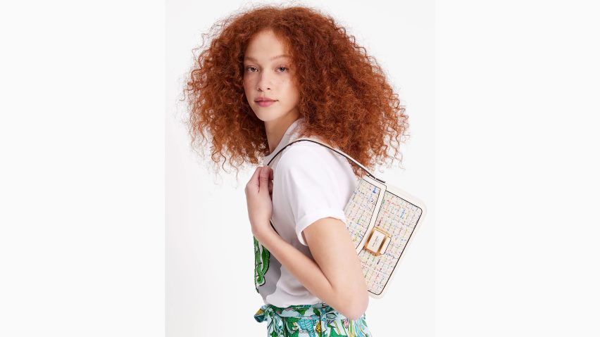 de Kate Spade Frauen Mittlere Umhängetasche aus Katy-Tweed creme multi NB82J249 Zubehör