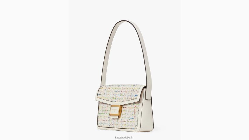 de Kate Spade Frauen Mittlere Umhängetasche aus Katy-Tweed creme multi NB82J249 Zubehör