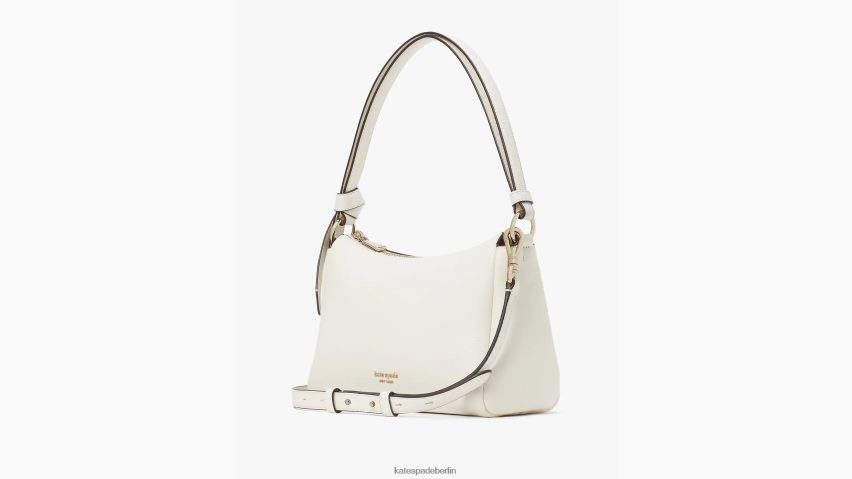 de Kate Spade Frauen Mittlere Umhängetasche mit Knotenmuster Creme NB82J2238 Zubehör