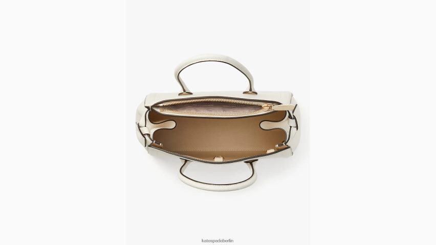de Kate Spade Frauen Mittlere Umhängetasche mit Knotenmuster Creme NB82J275 Zubehör
