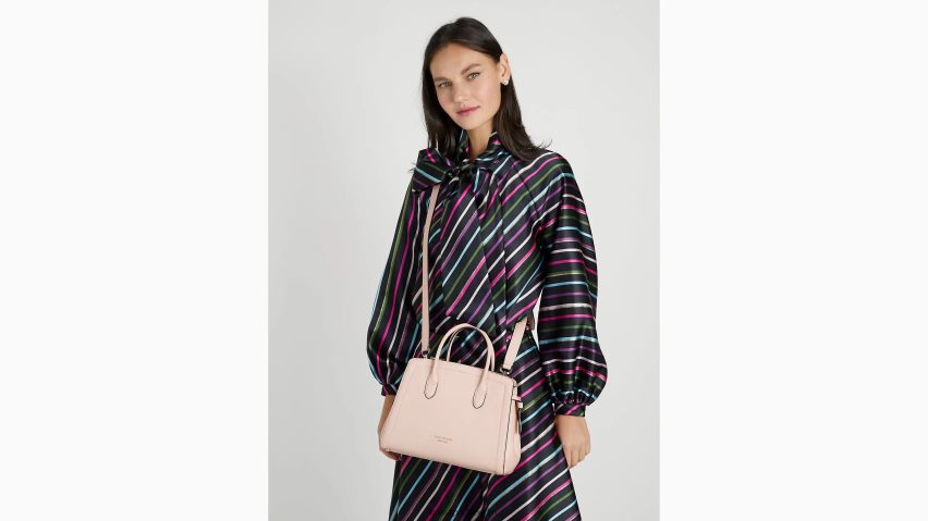 de Kate Spade Frauen Mittlere Umhängetasche mit Knotenmuster Mochi-Rosa NB82J273 Zubehör