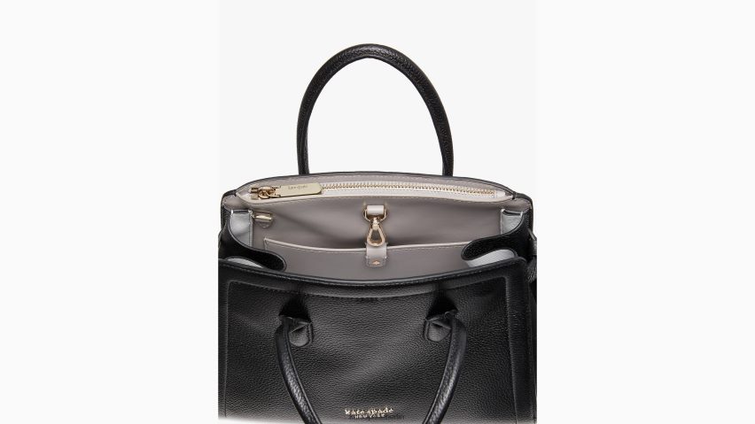 de Kate Spade Frauen Mittlere Umhängetasche mit Knotenmuster Schwarz NB82J271 Zubehör