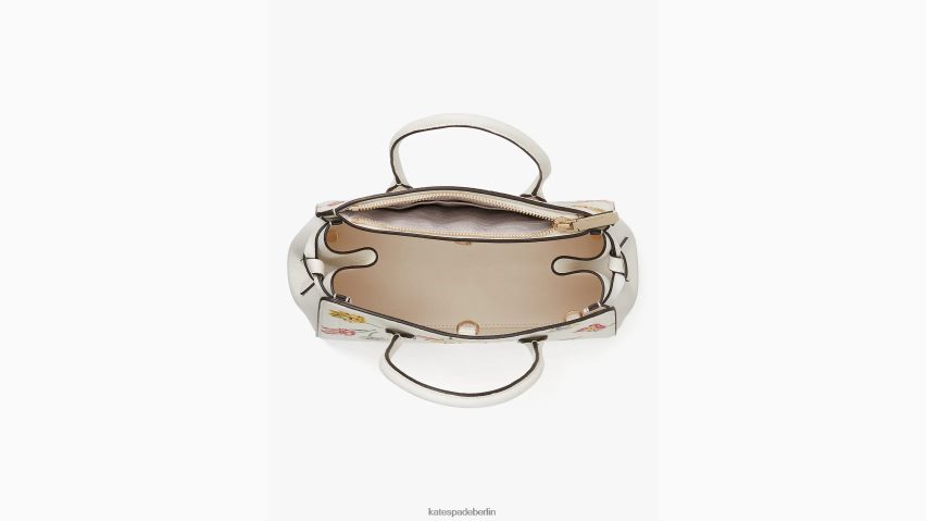 de Kate Spade Frauen Mittlere Umhängetasche mit Tulpen-Toss-Prägung von Knott creme multi NB82J2170 Zubehör