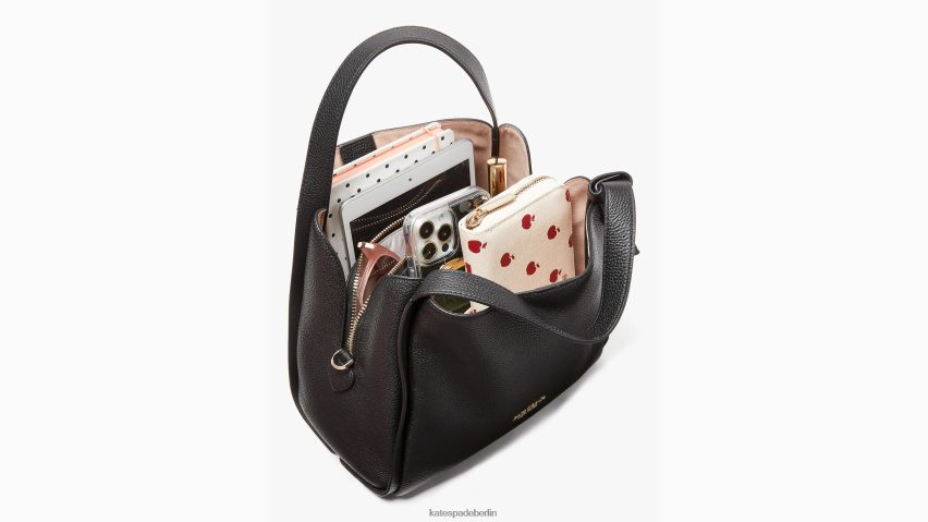 de Kate Spade Frauen Mittlere Umhängetasche mit Tulpen-Toss-Prägung von Knott creme multi NB82J276 Zubehör