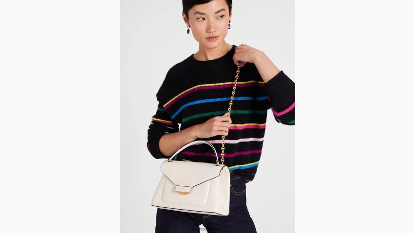 de Kate Spade Frauen Mittlere umwandelbare Umhängetasche von Gramercy Halo weiß NB82J2314 Zubehör