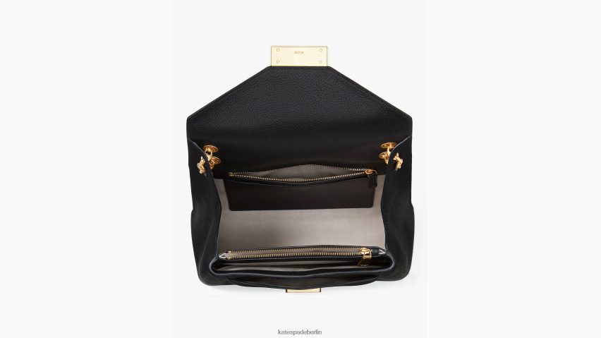 de Kate Spade Frauen Mittlere umwandelbare Umhängetasche von Gramercy Schwarz NB82J2315 Zubehör