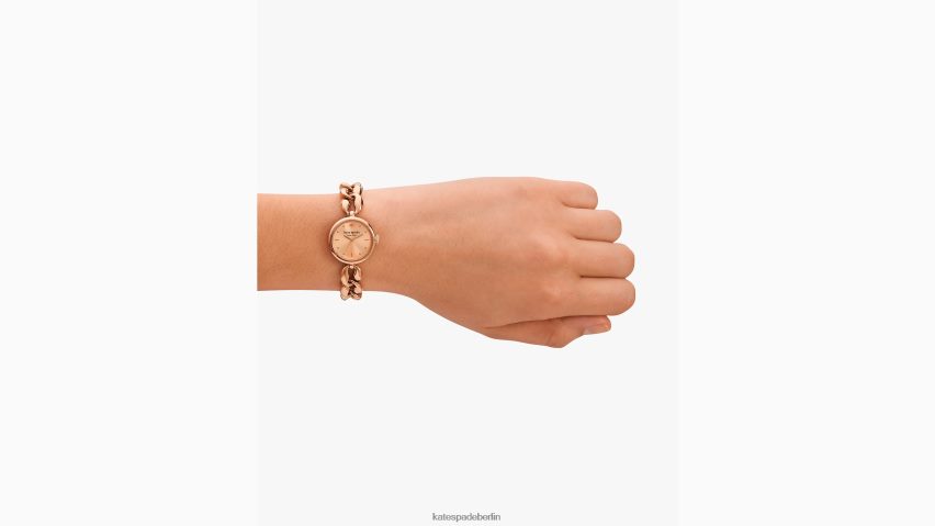 de Kate Spade Frauen Monroe-Armbanduhr aus roségoldfarbenem Edelstahl Roségold NB82J21153 Zubehör
