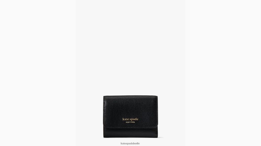 de Kate Spade Frauen Morgan Bifold-Geldbörse mit Klappe Schwarz NB82J2442 Zubehör
