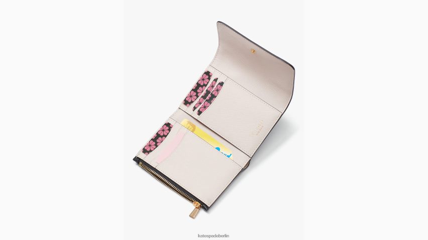 de Kate Spade Frauen Morgan Bifold-Geldbörse mit Klappe Schwarz NB82J2442 Zubehör