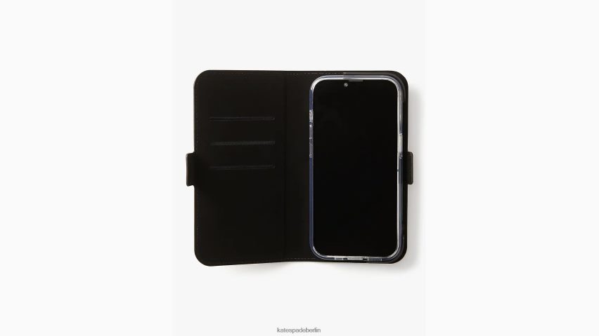 de Kate Spade Frauen Morgan Colorblock iPhone 14 Pro Folio-Hülle mit Magnetverschluss Café Mokka Multi NB82J21307 Zubehör