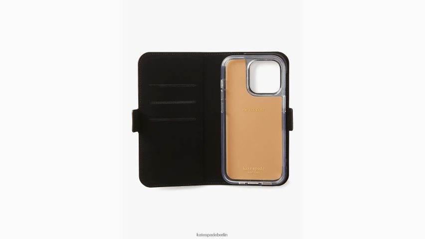 de Kate Spade Frauen Morgan Colorblock iPhone 14 Pro Folio-Hülle mit Magnetverschluss Café Mokka Multi NB82J21307 Zubehör