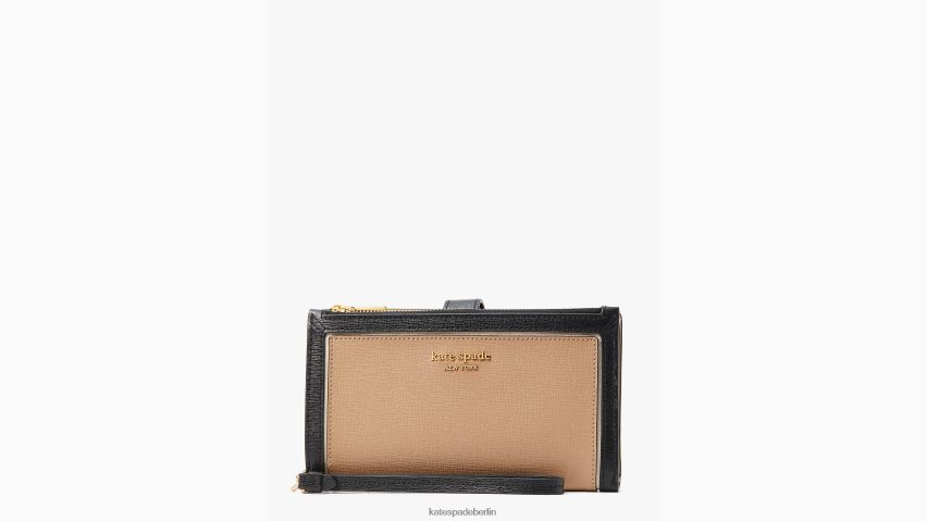 de Kate Spade Frauen Morgan Farbblock-Handybrieftasche Café Mokka Multi NB82J2347 Zubehör