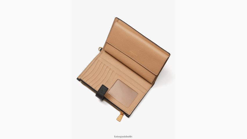 de Kate Spade Frauen Morgan Farbblock-Handybrieftasche Café Mokka Multi NB82J2347 Zubehör