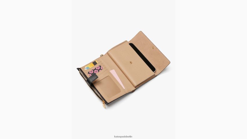 de Kate Spade Frauen Morgan Farbblock-Handybrieftasche blasser Hartriegel multi NB82J2348 Zubehör