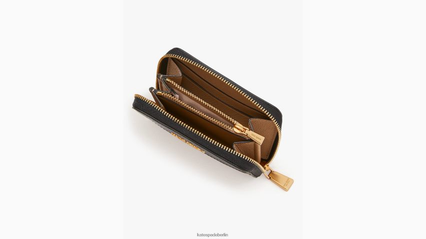 de Kate Spade Frauen Morgan Farbblock-Kartenetui mit Reißverschluss Café Mokka Multi NB82J2451 Zubehör