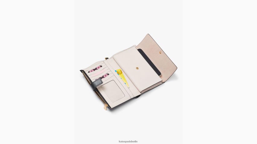 de Kate Spade Frauen Morgan-Handy-Geldbörse Schwarz NB82J2369 Zubehör