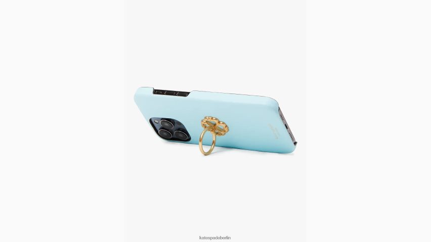 de Kate Spade Frauen Morgan-Hülle aus Saffiano-Leder mit Ringständer für das iPhone 14 Pro Max perfekter Pool NB82J21277 Zubehör