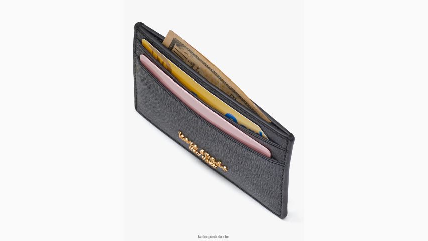 de Kate Spade Frauen Morgan-Karteninhaber Schwarz NB82J2380 Zubehör