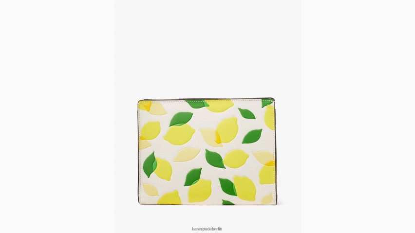 de Kate Spade Frauen Morgan Lemon Toss geprägtes Armband mit Zwickel Pergament multi NB82J2407 Zubehör