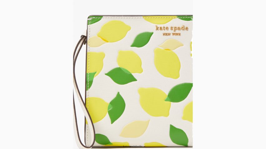 de Kate Spade Frauen Morgan Lemon Toss geprägtes Armband mit Zwickel Pergament multi NB82J2407 Zubehör