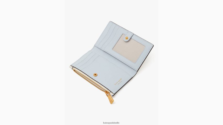 de Kate Spade Frauen Morgan Tulip Toss – Kleine schlanke Bifold-Geldbörse creme multi NB82J2368 Zubehör