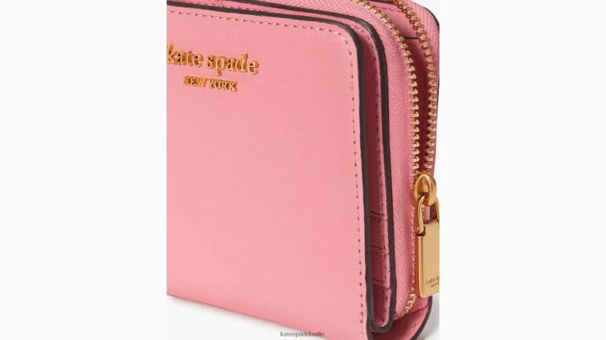 de Kate Spade Frauen Morgan kleine kompakte Geldbörse Lachsrosa NB82J2432 Zubehör