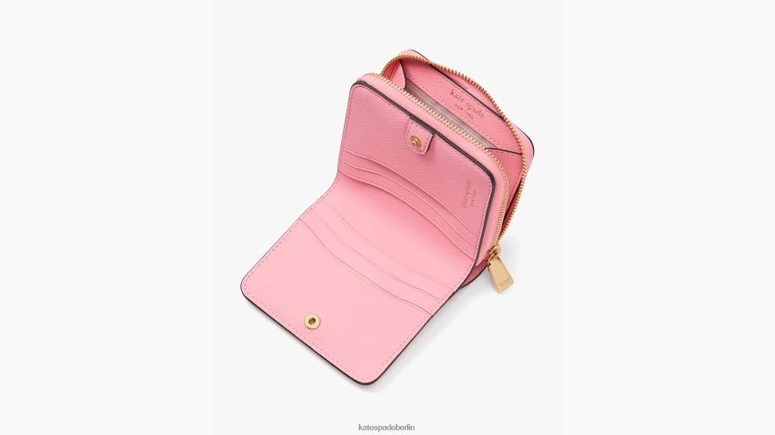 de Kate Spade Frauen Morgan kleine kompakte Geldbörse Lachsrosa NB82J2432 Zubehör
