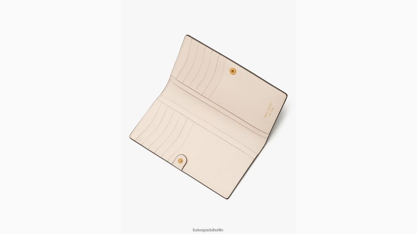 de Kate Spade Frauen Morgan schlanke Bifold-Geldbörse Schwarz NB82J2437 Zubehör