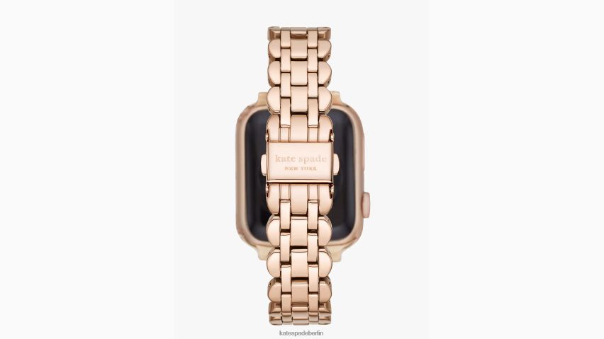 de Kate Spade Frauen Muschelarmband aus Edelstahl mit 38/40-mm-Band für die Apple Watch Roségold NB82J21177 Zubehör
