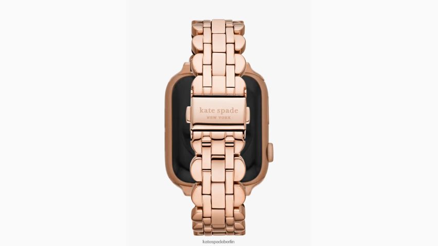 de Kate Spade Frauen Muschelarmband aus Edelstahl mit 42/44/45-mm-Band für die Apple Watch Roségold NB82J21054 Zubehör