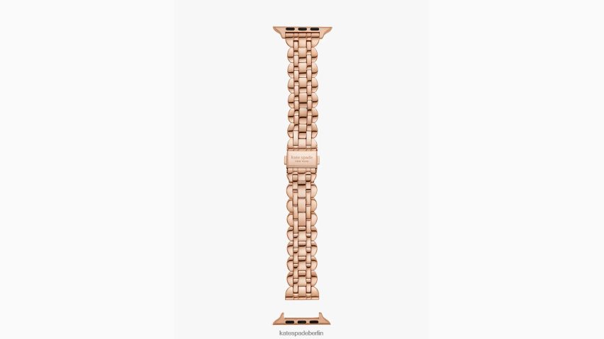 de Kate Spade Frauen Muschelarmband aus Edelstahl mit 42/44/45-mm-Band für die Apple Watch Roségold NB82J21054 Zubehör