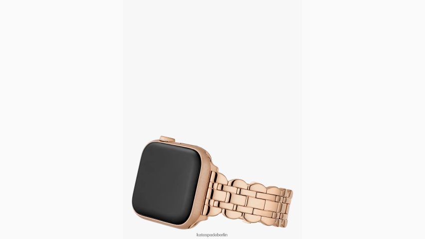 de Kate Spade Frauen Muschelarmband aus Edelstahl mit 42/44/45-mm-Band für die Apple Watch Roségold NB82J21054 Zubehör