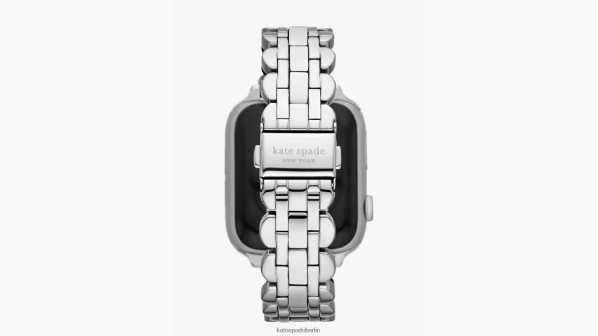 de Kate Spade Frauen Muschelarmband aus Edelstahl mit 42/44/45-mm-Band für die Apple Watch Silber NB82J21053 Zubehör