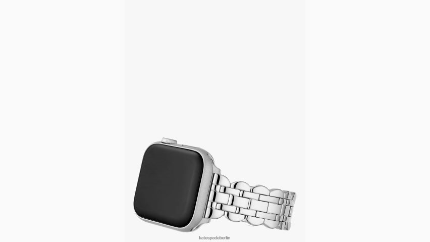 de Kate Spade Frauen Muschelarmband aus Edelstahl mit 42/44/45-mm-Band für die Apple Watch Silber NB82J21053 Zubehör