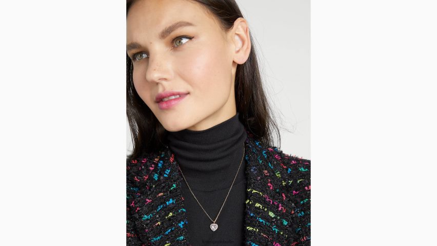 de Kate Spade Frauen My Love Pave-Herzanhänger klar/gold NB82J21116 Zubehör